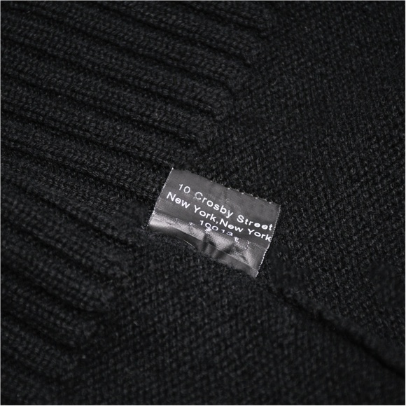 DEREK LAM Black Label Cashmere Cardigan in Black Size M - Picture 9 of 10